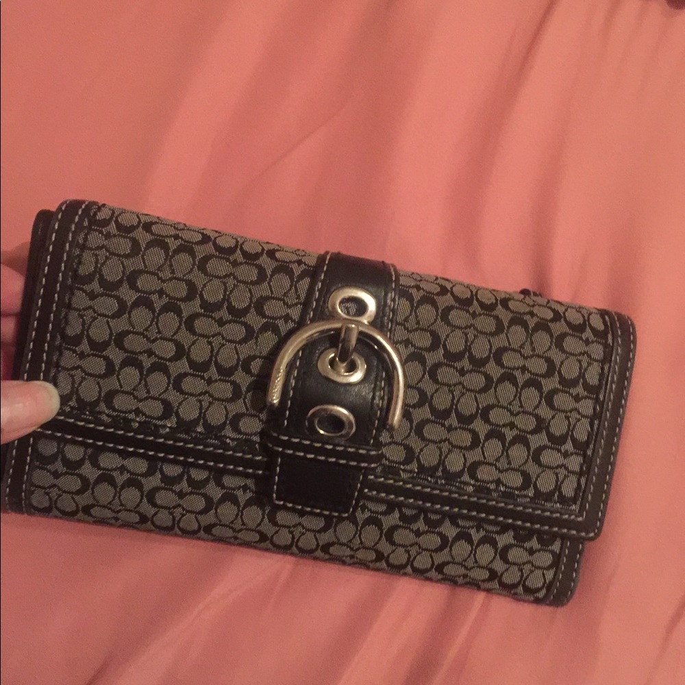 Black Coach wallet